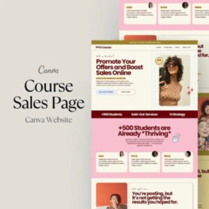Creator Landing Page Template Set – Launch Edition