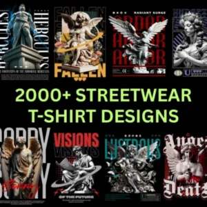 Design Pack-#13836: 1000+ Streetwear T-Shirt PNG Designs — Ultimate Bundle for POD and Clothing Brands (Copy)