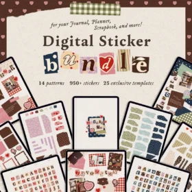 Creative Journaling Digital Collection: 450+ Premium Stickers & Element (Copy)