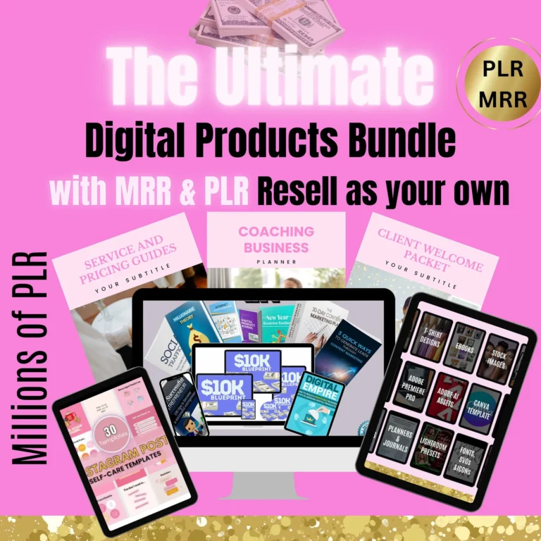 Premium Digital Marketing Subscription | Millions of PLR/MRR Assets Vault