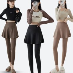 Basic Sport Leggings Mini Skirt