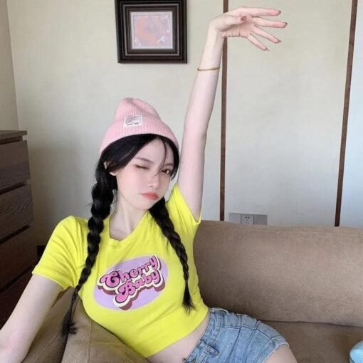 Cherry Baby Crop Top - Image 5
