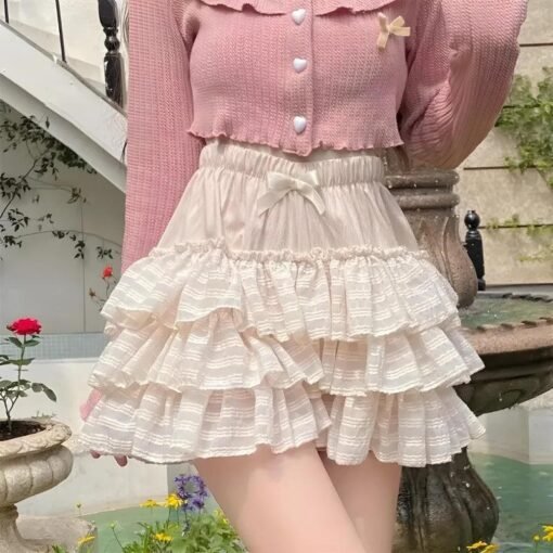 Coquette Ruffle Mini Skirt - Image 2