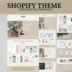 xH-Pink Shopify Theme | Digital Product Website Template & Banners